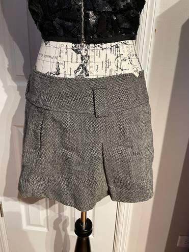 American Eagle Outfitters Wool Blend Mini Skirt Pleated Paneled School girl Pinstripes Vintage Y2k Coquette 