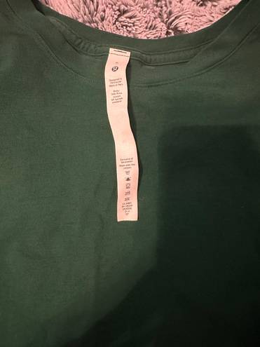 Lululemon Shirt- Love long Sleeve Shirt In Evergreen sz 6