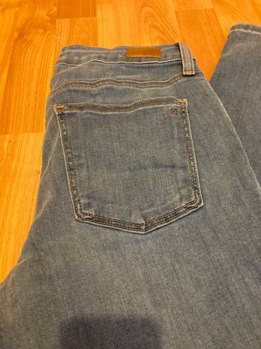 Crown & Ivy Straight Leg Blue Jeans