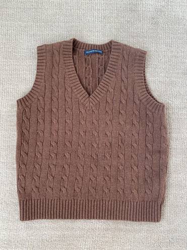 Brandy Melville Brown Sweater Vest