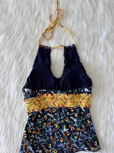 Anne cole NWOT  Floral Halter Tankini Bikini Set