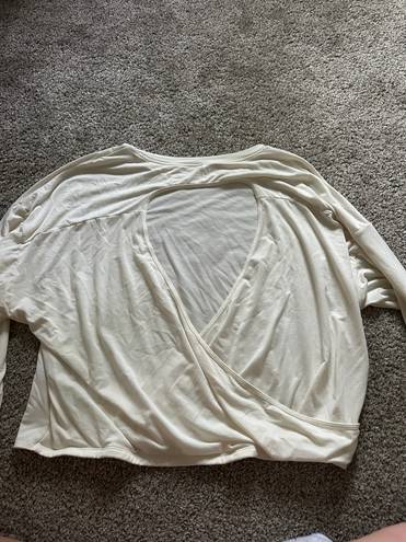 Old Navy Active Long Sleeve, Breathable, Open Back  Top