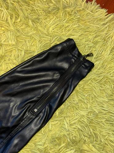 Guess Faux Leather Cropped Pants