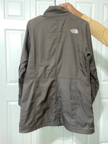 The North Face TNF Apex Brown Long Zip Up Jacket