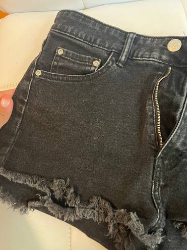 ZARA Black Denim Shorts