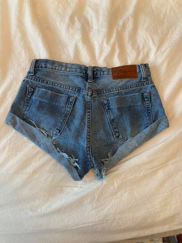 One Teaspoon Jean Shorts