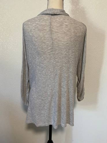 Say Anything - Women's Grey Cardigan Size XXL Pockets