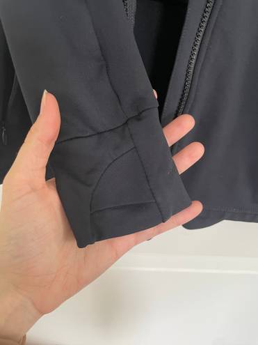 Fabletics Black Full Zip Running Jacket