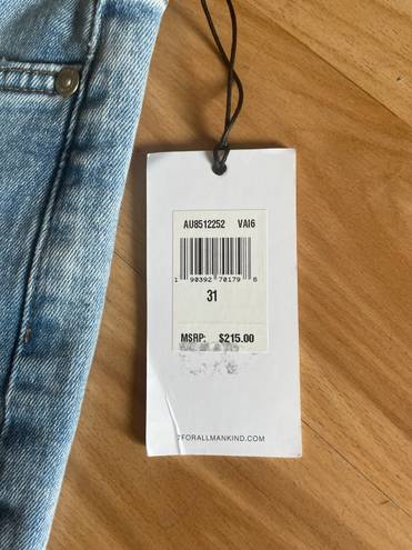 7 For All Mankind NWT  High Waist Slim Kick Flare Jeans - Sz 31