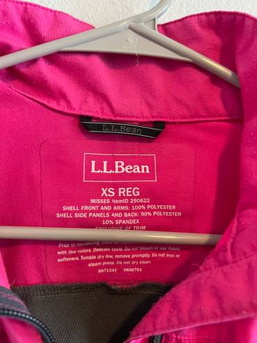 L.L.Bean Pink, pink, and gray,  outerwear jacket