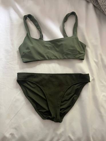 Aerie green bikini set