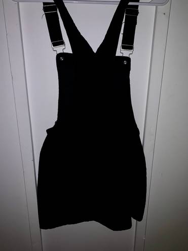 I & M Jeans Corduroy Overall Black Dress 