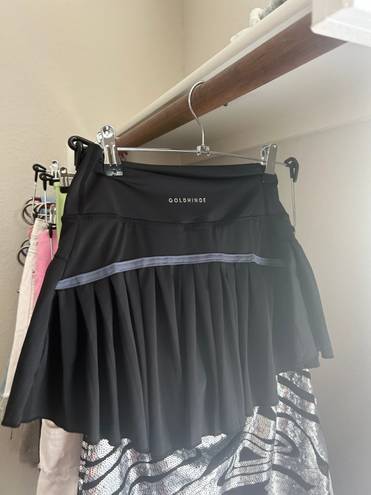 Gold Hinge Pleated Tennis skirt