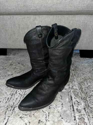 Dingo Vintage  Black Hornback Boots