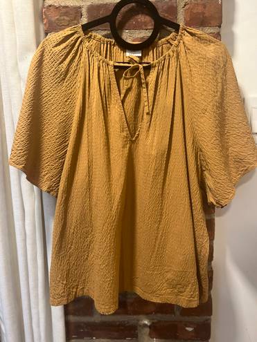 A New Day Boho Oversized Cotton Blouse