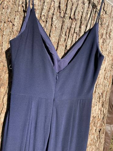 Jump NWOT Y2K 2000s  Apparel Size 5/6 Navy Blue Maxi Side Slit Formal Dress