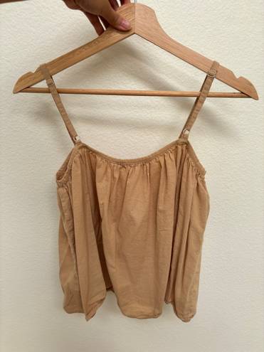 Oak + Fort Light Brown Camisole Top