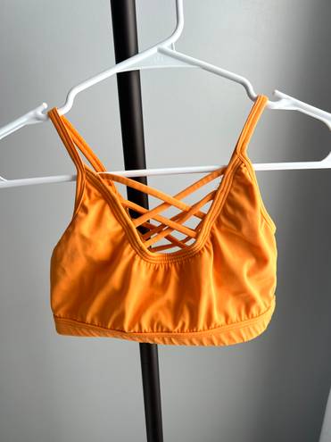 Second Skin Dancewear Orange Sports Bra