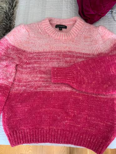Banana Republic pink ombré sweater