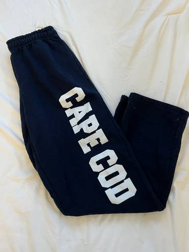 Gildan Cape Cod Navy Blue Wide-leg Sweatpants