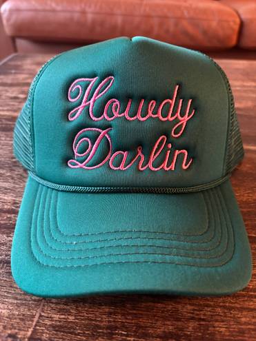 Howdy Darlin Trucker Hat Green