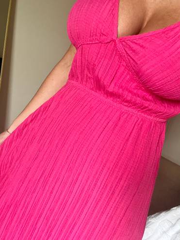 SheIn pink maxi dress