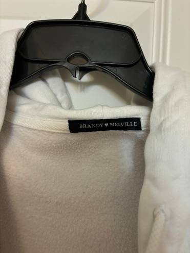 Brandy Melville White Hoodie