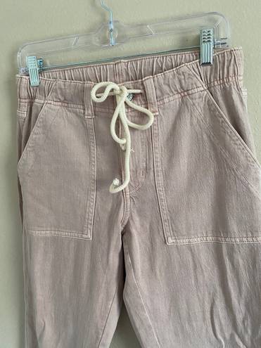 American Eagle Light Pink Cargo Joggers