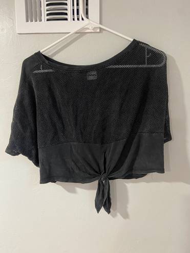 Mono B Clothing Oversized Crop Tee Black