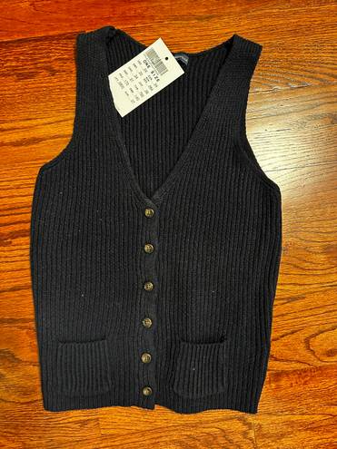 Brandy Melville Navy Sweater Vest