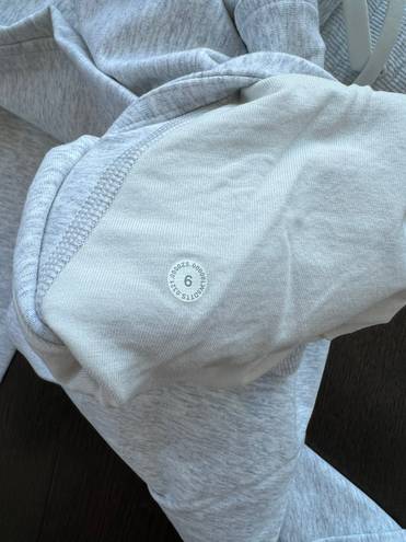 Lululemon grey terry scuba joggers