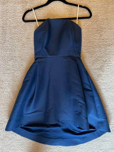 Halston Heritage Blue Cocktail Dress