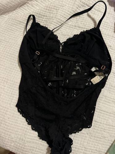 Aerie Black Lace Bodysuit