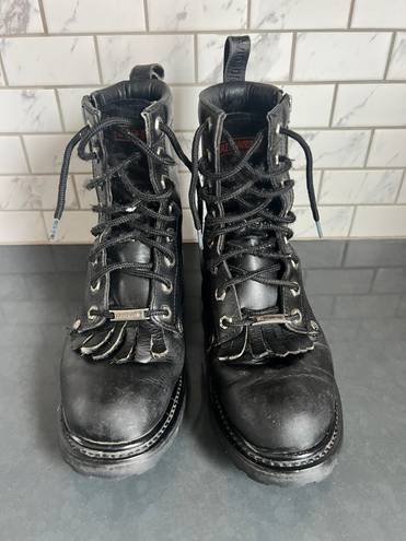 Harley Davidson Vintage  Leather Boots