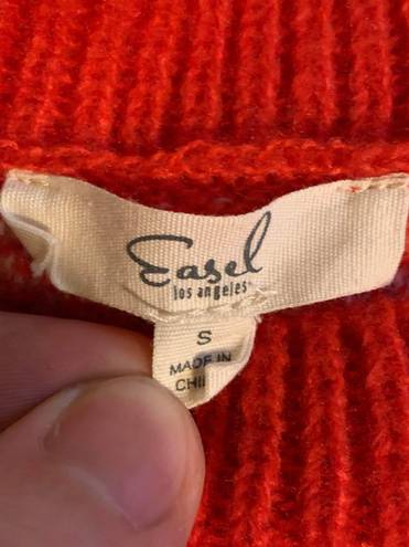 easel ( Los Angeles) Heart Sweater: Size Small