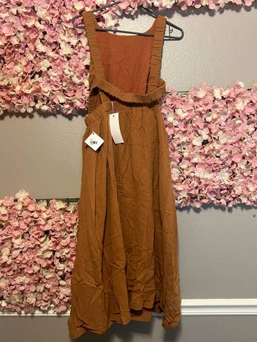 Lush Clothing Brown Sundress