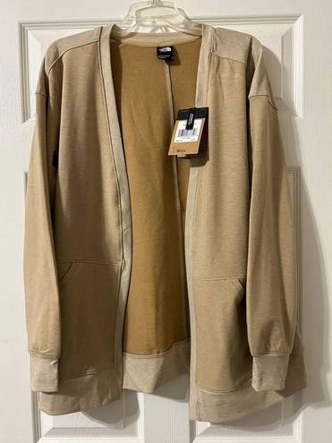 The North Face NWT Women’s  Khaki Star Rise Fleece Cardigan - Size Large