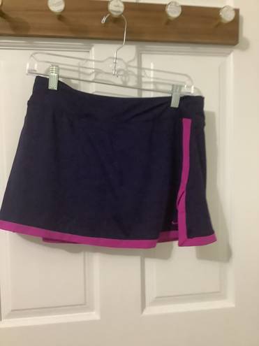 Nike Pink and blue  dri fit skort size medium