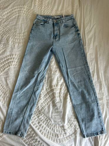 ZARA blue jeans straight leg size US 6