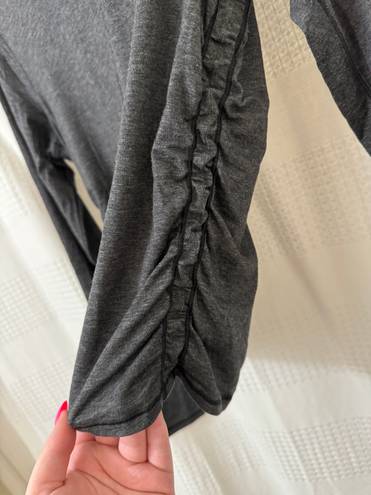 Lululemon Long Sleeve Ruched Athletic Top