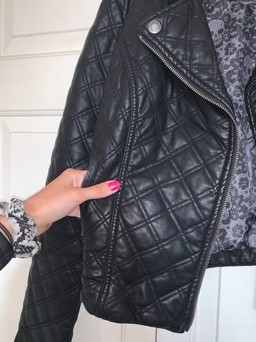 Aeropostale Black Leather Jacket