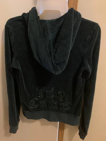 Juicy Couture Green Velvet Track Jacket