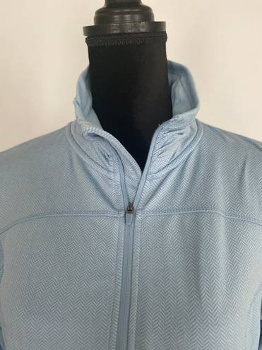 Athletic Works Athletic Blue Zip Front Top
