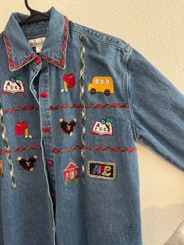 Dress Barn Vintage Denim Jacket 