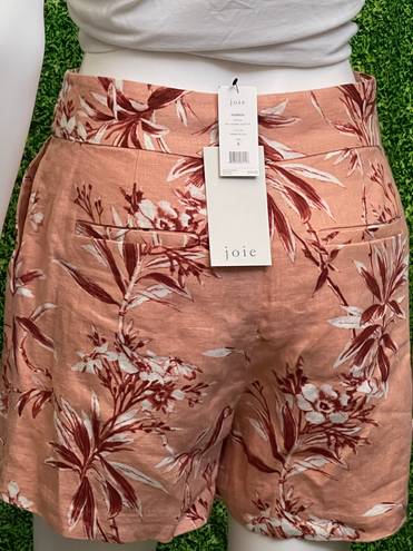 Joie Farron Floral Print Shorts New summer style