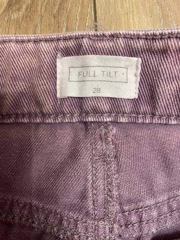 Tilly's Full Tilt Purple Cargo Jeans