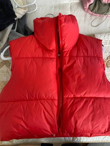 Red Puffer Vest