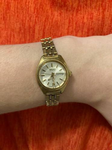 Seiko Woman’s vintage 21 jeweled 1970s gold plated  Hi beat automatic watch