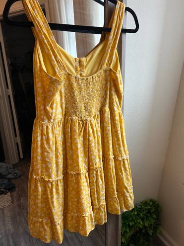 Altar'd State Yellow Floral Sundress