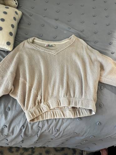 Free People Creme Sweater